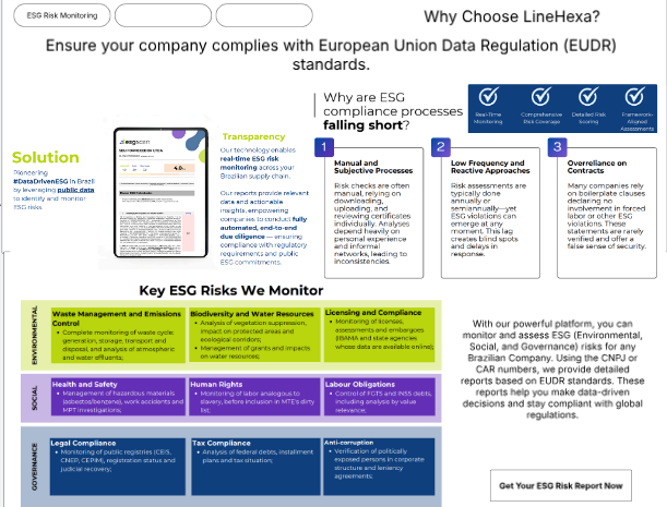 ESG Solution Interface